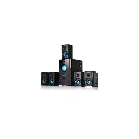 beFree Sound 5.1 Channel Bluetooth Surround Sound Speaker System in Blue