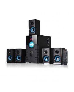 beFree Sound 5.1 Channel Bluetooth Surround Sound Speaker System in Blue
